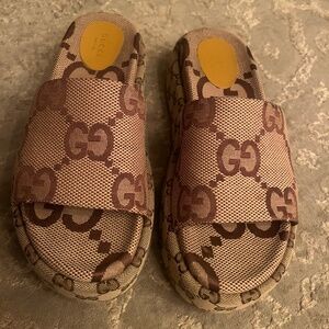 Gucci wedge slides